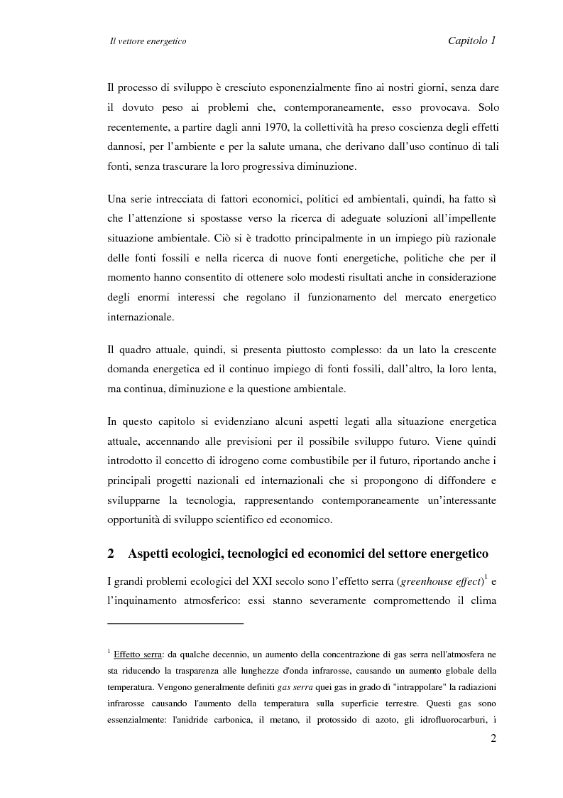 Anteprima della tesi: Idrogeno come combustibile nei motori a combustione interna, Pagina 6