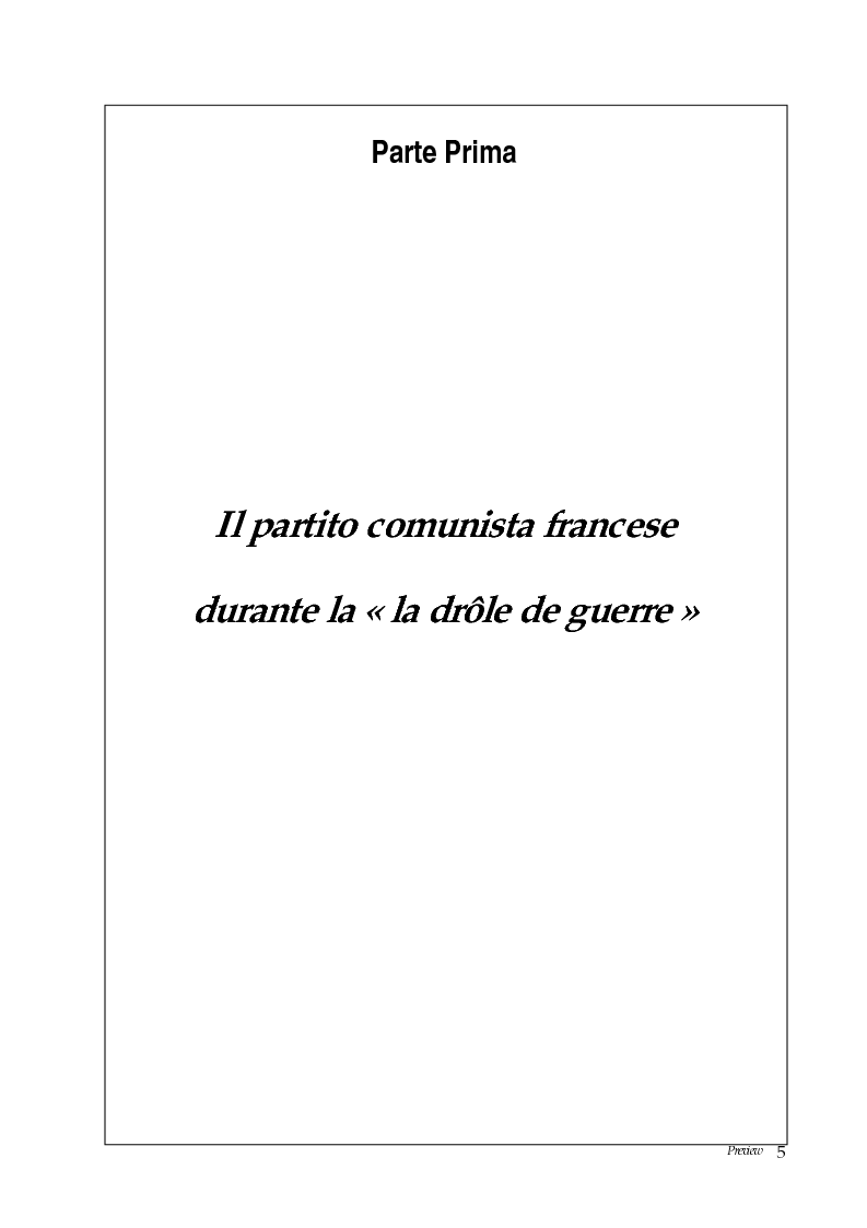 Anteprima della tesi: Il partito comunista francese dal patto nazi-sovietico all'operazione Barbarossa, Pagina 3