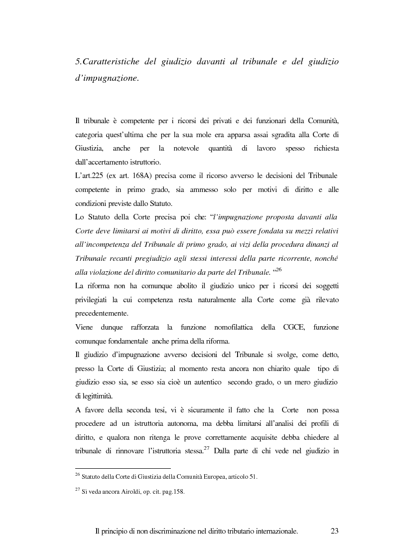 Anteprima della tesi: Il principio di non discriminazione nel diritto tributario internazionale, Pagina 13