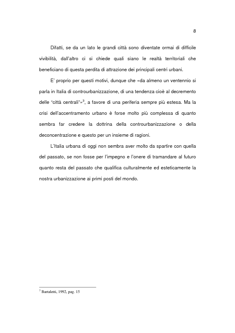 Anteprima della tesi: Analisi socioeconomica e demografica dei 4 grandi comuni del Mezzogiorno, Pagina 8