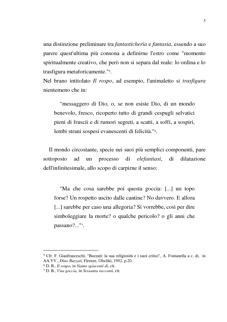 Anteprima della tesi: La problematica morale ed esistenziale nella narrativa di Dino Buzzati, Pagina 4