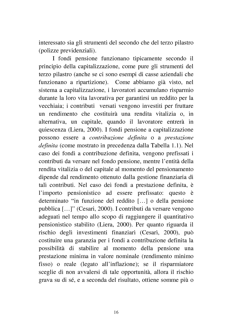 Anteprima della tesi: Aspetti psicologici della riforma previdenziale in Italia, Pagina 13