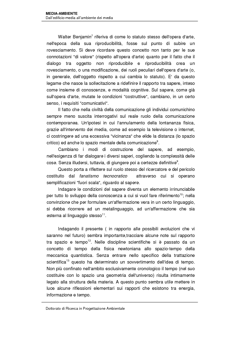 Anteprima della tesi: Media-Ambiente: dall’edificio-media all’ambiente dei media, Pagina 13