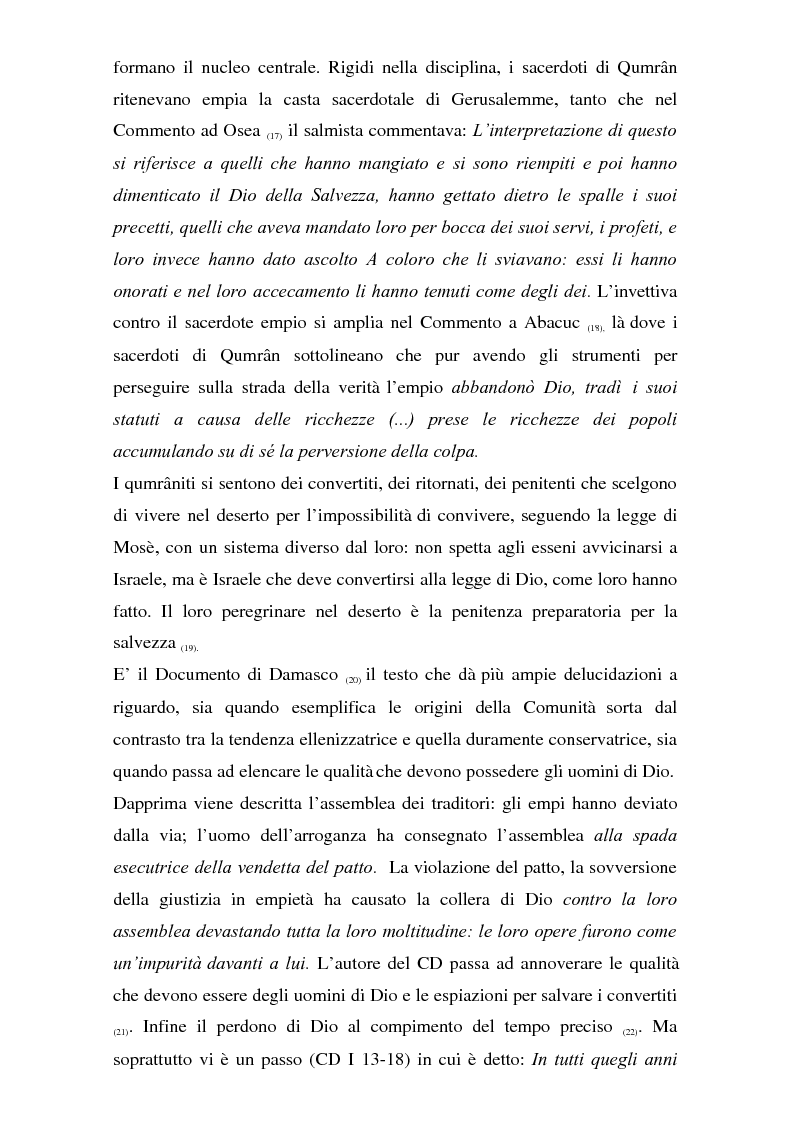 Anteprima della tesi: Il problema dei rapporti tra i testi di Qumran e il Vangelo di Giovanni: un bilancio alla luce degli studi più recenti, Pagina 13