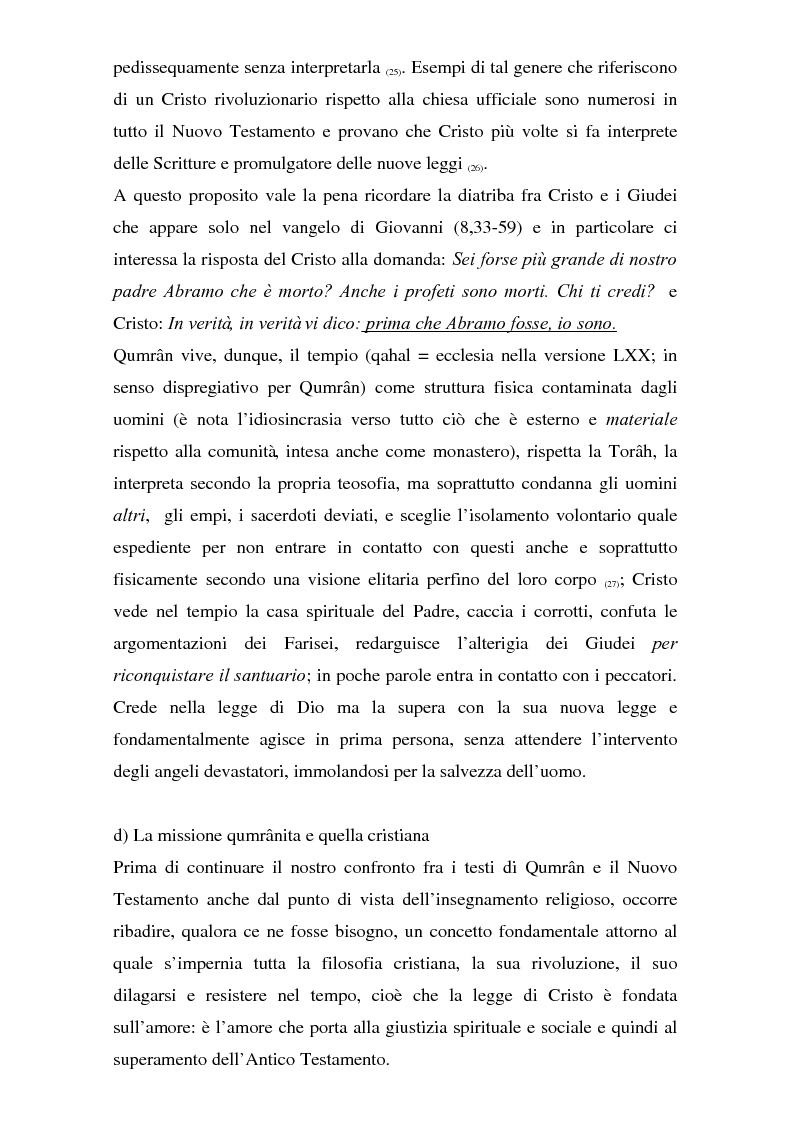 Anteprima della tesi: Il problema dei rapporti tra i testi di Qumran e il Vangelo di Giovanni: un bilancio alla luce degli studi più recenti, Pagina 15