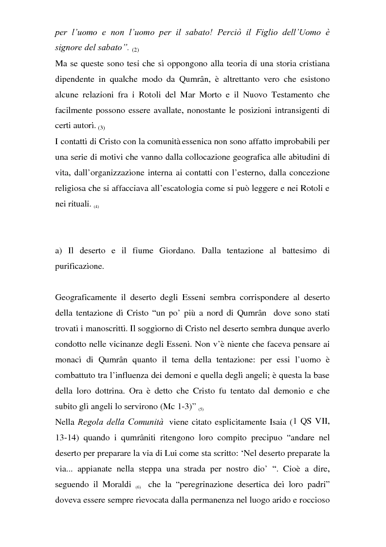 Anteprima della tesi: Il problema dei rapporti tra i testi di Qumran e il Vangelo di Giovanni: un bilancio alla luce degli studi più recenti, Pagina 7