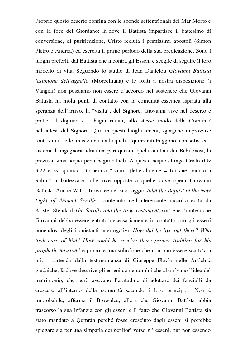 Anteprima della tesi: Il problema dei rapporti tra i testi di Qumran e il Vangelo di Giovanni: un bilancio alla luce degli studi più recenti, Pagina 9