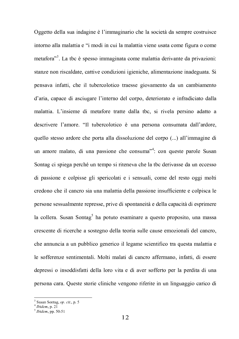 Anteprima della tesi: Viaggio antropologico nella malattia terminale: il malato, la sua famiglia, la città, Pagina 10