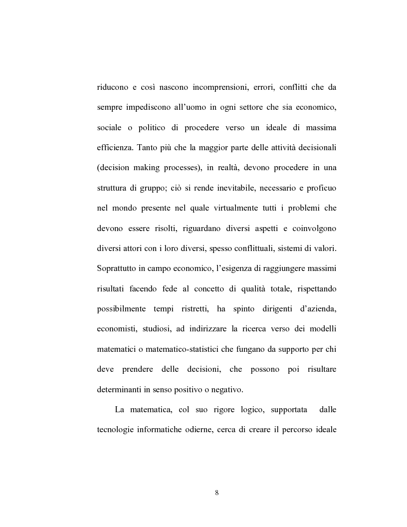 Anteprima della tesi: La misura e la dinamica del consenso in un gruppo di persone che prendono decisioni, Pagina 2