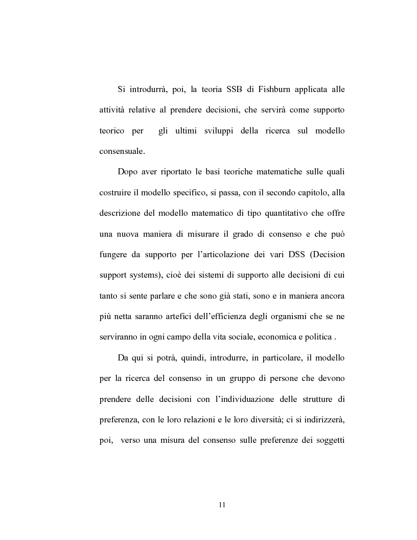 Anteprima della tesi: La misura e la dinamica del consenso in un gruppo di persone che prendono decisioni, Pagina 5