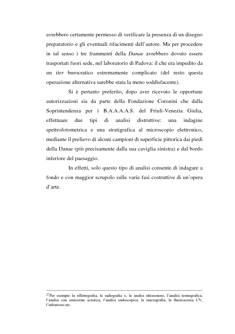 Anteprima della tesi: La Danae tizianesca Coronini Cronberg. Ricostruzione della storia dell'opera e il problema della sua attribuzione, Pagina 15