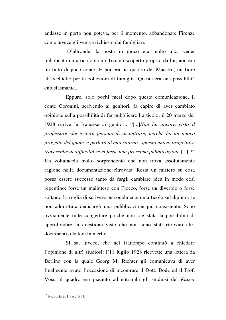 Anteprima della tesi: La Danae tizianesca Coronini Cronberg. Ricostruzione della storia dell'opera e il problema della sua attribuzione, Pagina 8