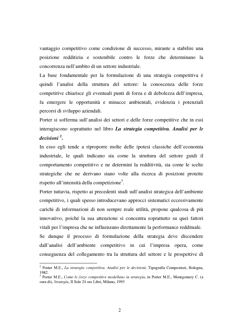 Anteprima della tesi: L'evoluzione della nozione di vantaggio competitivo negli studi strategici di marketing, Pagina 5