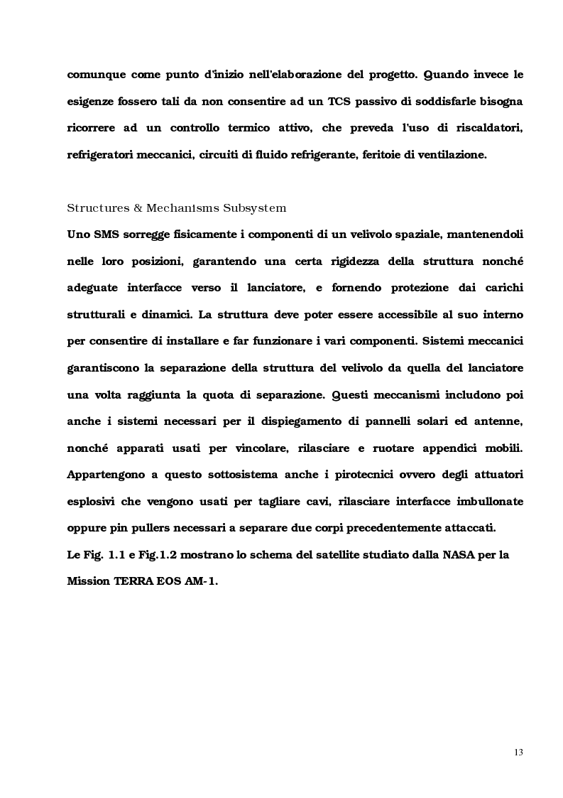 Anteprima della tesi: Tecnologie per il dispiegamento di pannelli solari per applicazioni spaziali. L'esempio del satellite Prima. Analisi preliminare cinematico-strutturale, Pagina 11