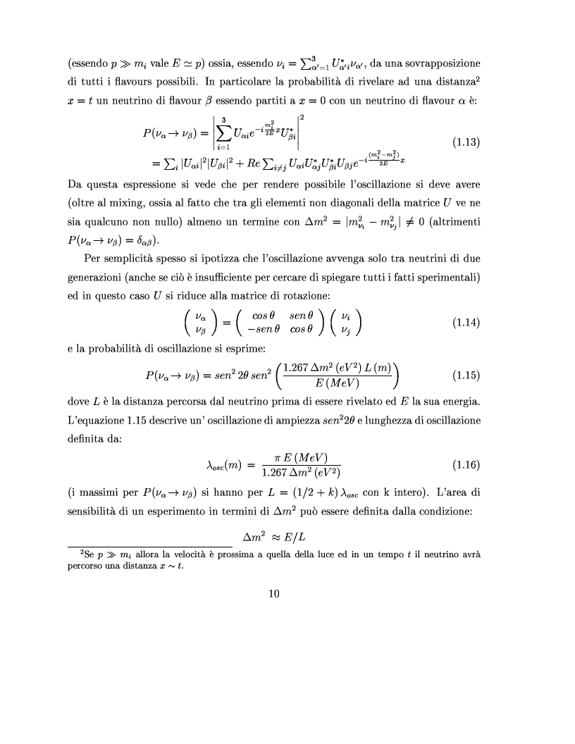 Anteprima della tesi: Decadimento tau -> 3pi nutau per la ricerca delle oscillazioni numu -> nutau in Chorus, Pagina 10
