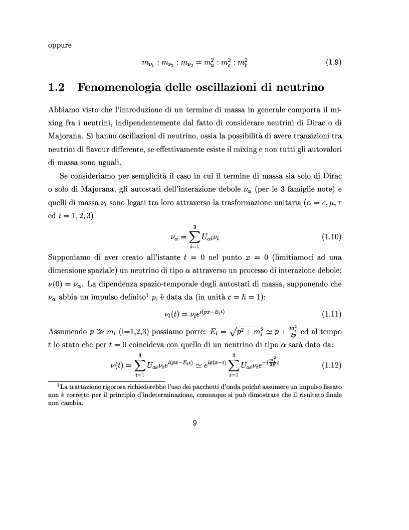 Anteprima della tesi: Decadimento tau -> 3pi nutau per la ricerca delle oscillazioni numu -> nutau in Chorus, Pagina 9