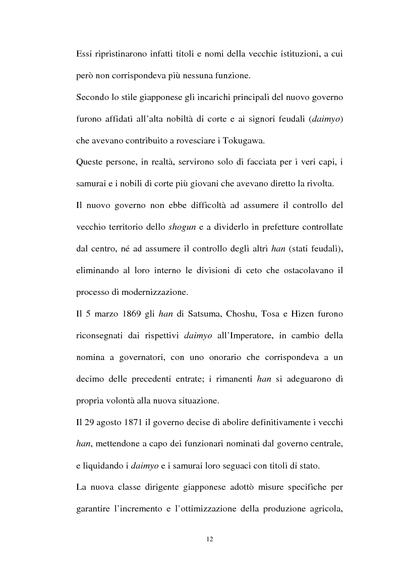 Anteprima della tesi: La nascita dei partiti politici nel Giappone Meiji, Pagina 12