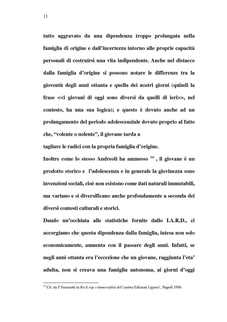 Anteprima della tesi: Il giovane abita la musica. Nuove forme del protagonismo giovanile tra temporaneità e musica techno, Pagina 11