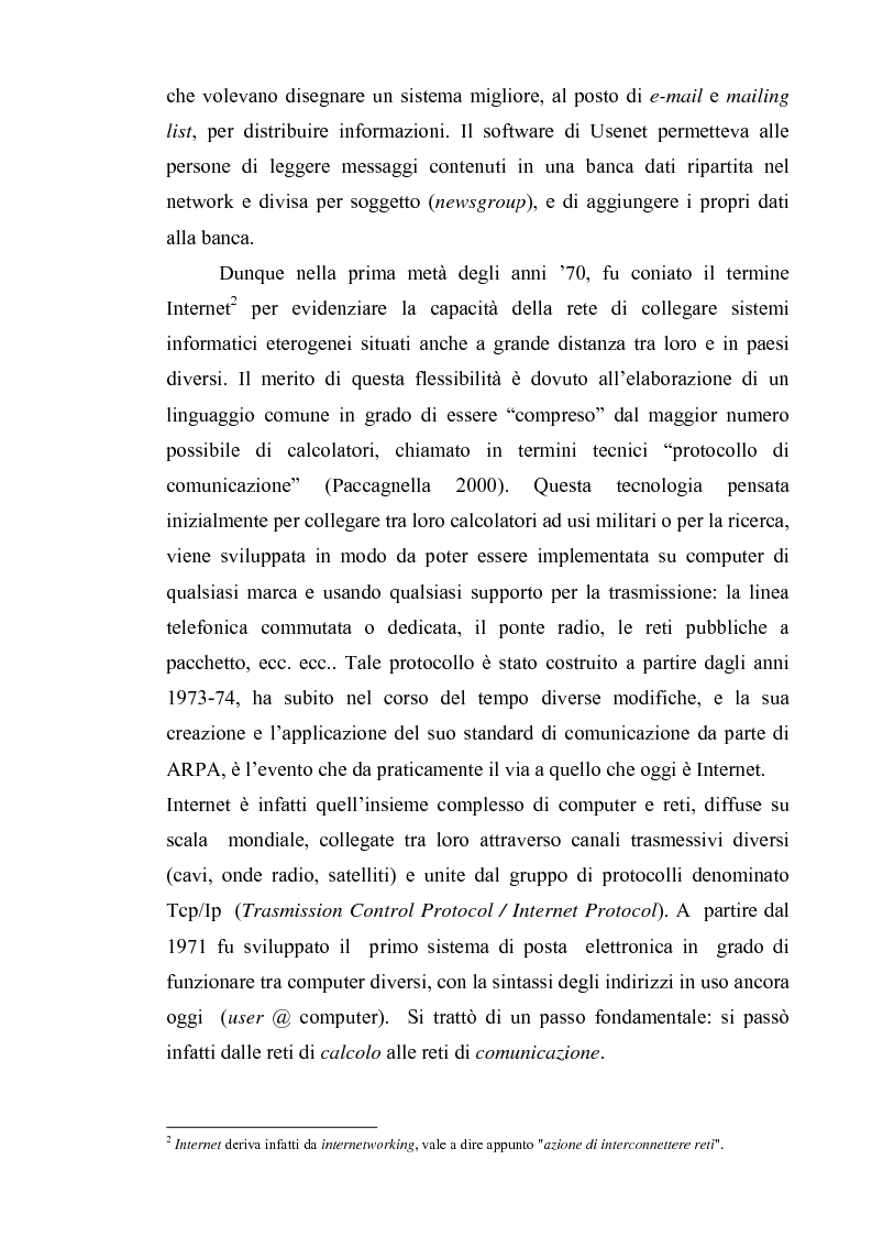 Anteprima della tesi: Identità sociale e comunicazione mediata dal computer: una ricerca esplorativa, Pagina 9