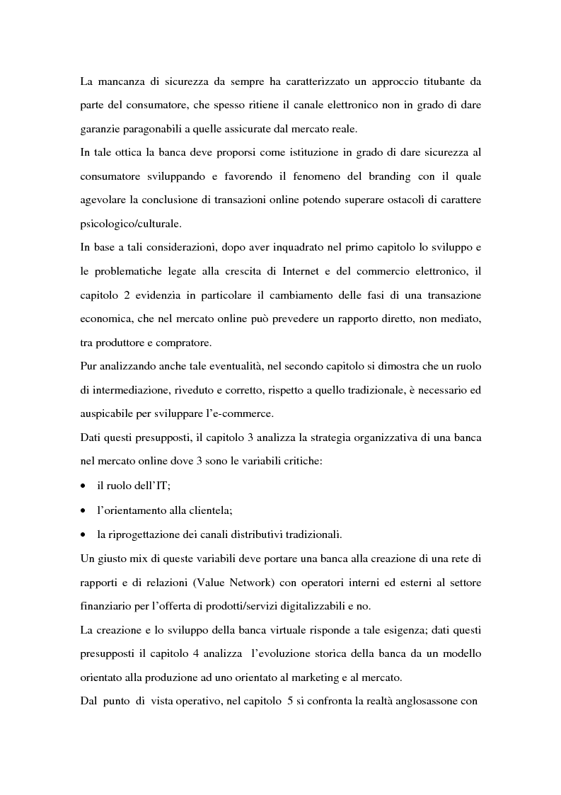 Anteprima della tesi: Il ruolo delle banche nel commercio elettronico, Pagina 3