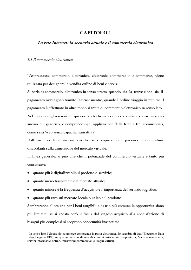 Anteprima della tesi: Il ruolo delle banche nel commercio elettronico, Pagina 5