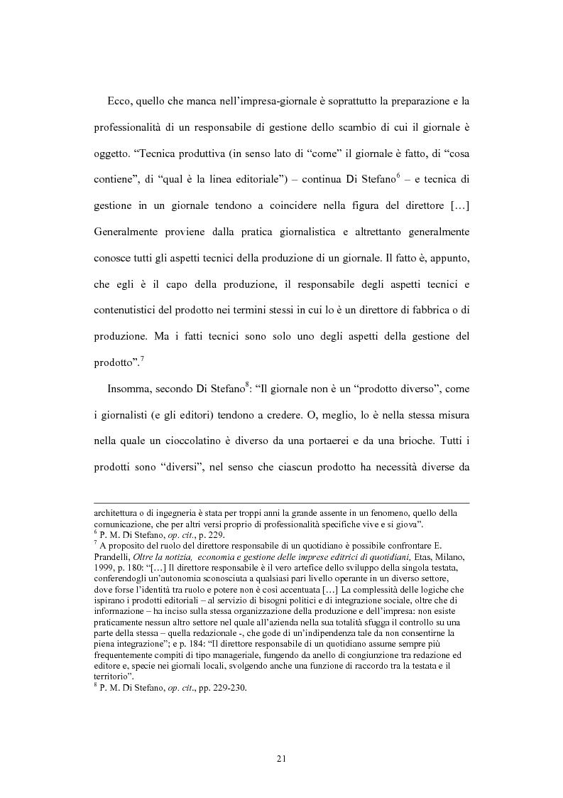 Anteprima della tesi: Le prospettive di un quotidiano locale. Il caso ''L'Eco di Bergamo'', Pagina 11