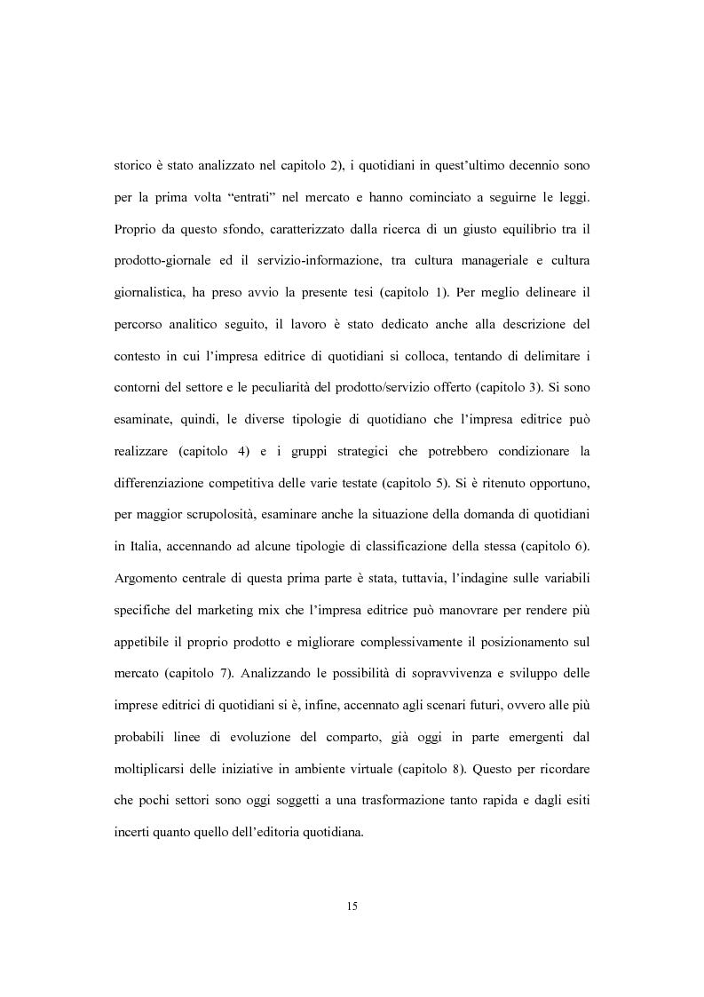 Anteprima della tesi: Le prospettive di un quotidiano locale. Il caso ''L'Eco di Bergamo'', Pagina 5