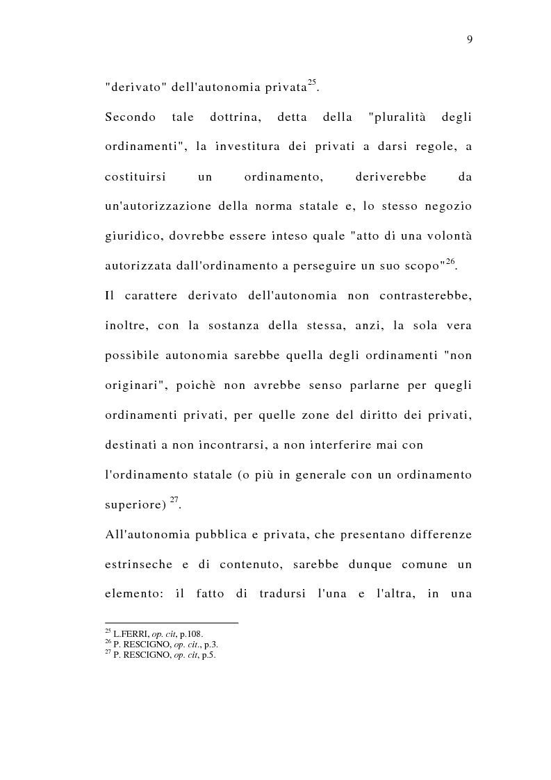 Anteprima della tesi: La limitazione dell'autonomia contrattuale nel diritto privato europeo con particolare riferimento al progetto di codice europeo dei contratti, Pagina 9