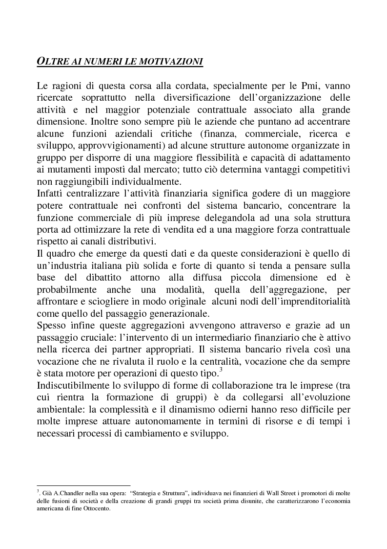 Anteprima della tesi: I gruppi di imprese (analisi delle modalità di costituzione e sviluppo e dei relativi aspetti gestionali ed organizzativi), Pagina 3