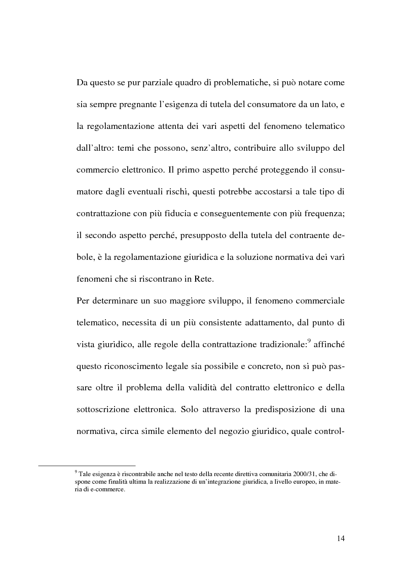Anteprima della tesi: Pubblicità e informative commerciali in materia di tutela del consumatore, nel commercio on-line, Pagina 12