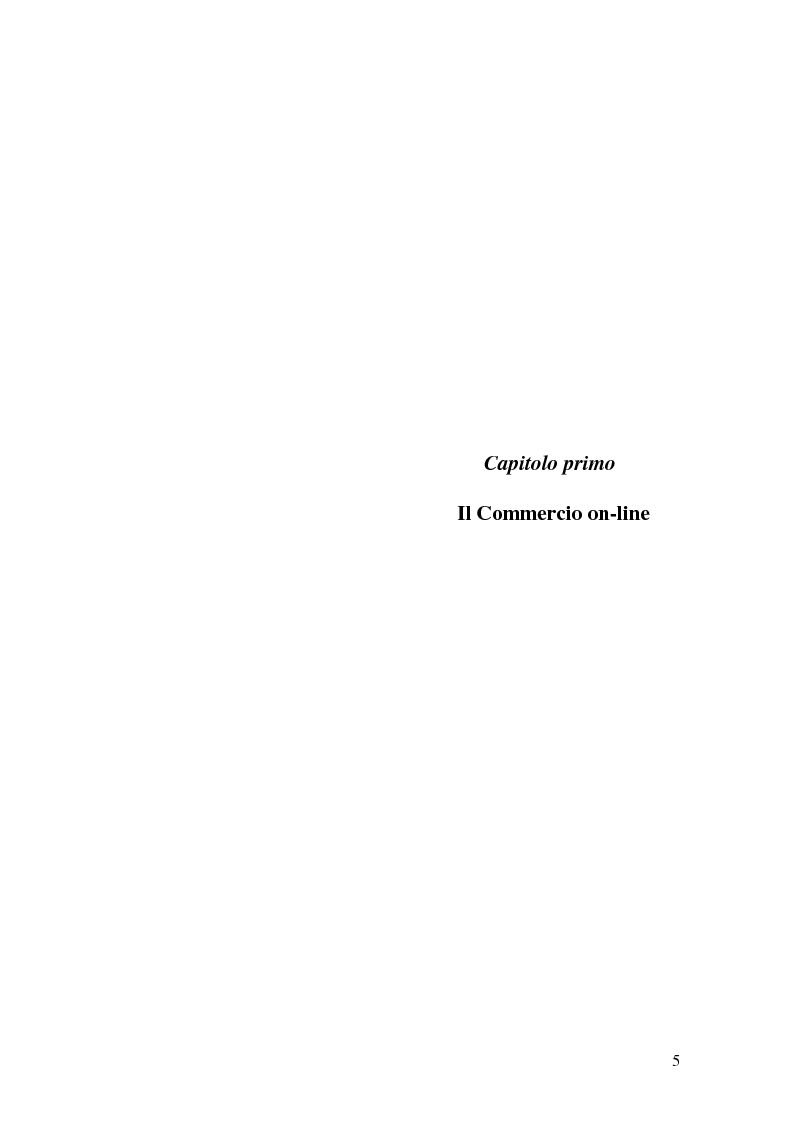 Anteprima della tesi: Pubblicità e informative commerciali in materia di tutela del consumatore, nel commercio on-line, Pagina 3