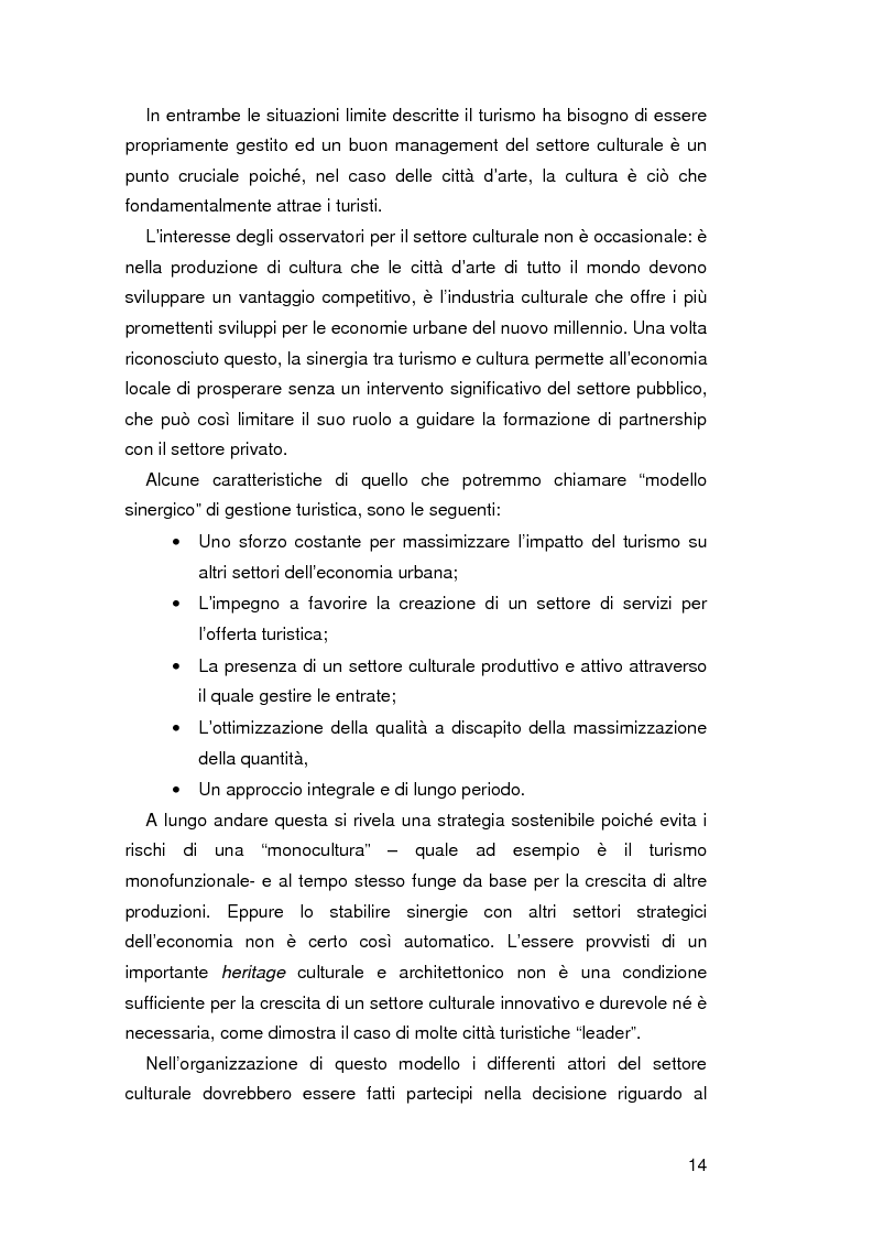 Anteprima della tesi: Le attrattive culturali per un turismo urbano sostenibile: il caso Tate Modern, Pagina 12