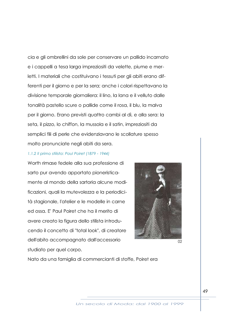 Anteprima della tesi: La moda: da oggetto di seduzione del corpo a mondo dell'arredo del corpo, Pagina 14
