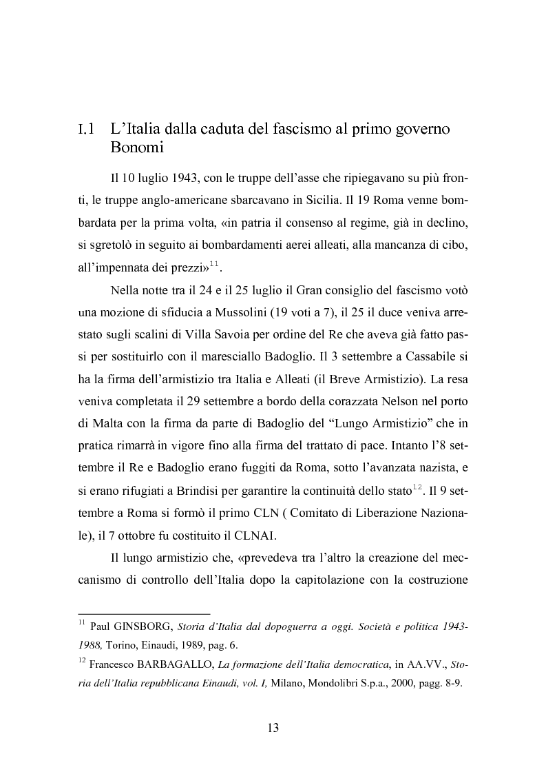 Anteprima della tesi: La politica estera di De Gasperi dal gennaio 1945 al maggio 1947, Pagina 10