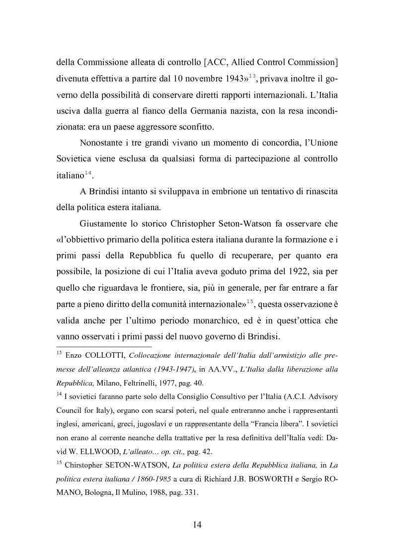 Anteprima della tesi: La politica estera di De Gasperi dal gennaio 1945 al maggio 1947, Pagina 11