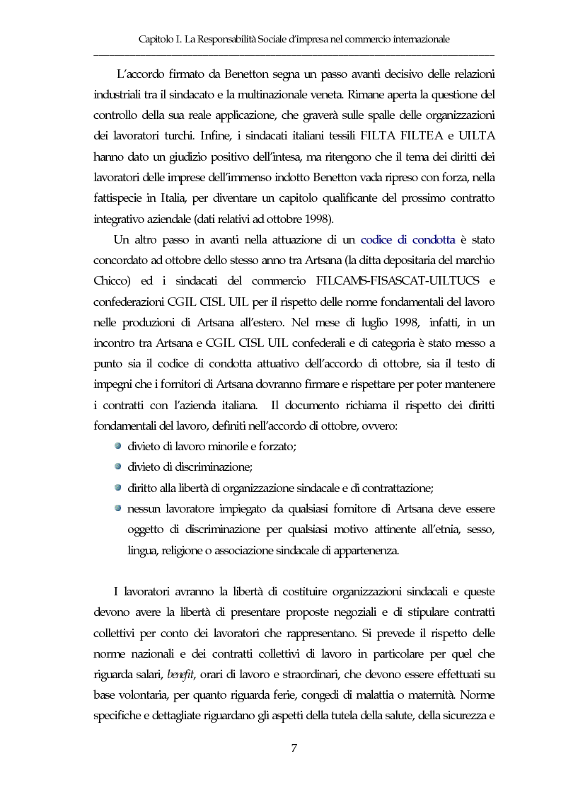 Anteprima della tesi: Responsabilità sociale d'impresa e strategie contrattuali transnazionali, Pagina 10