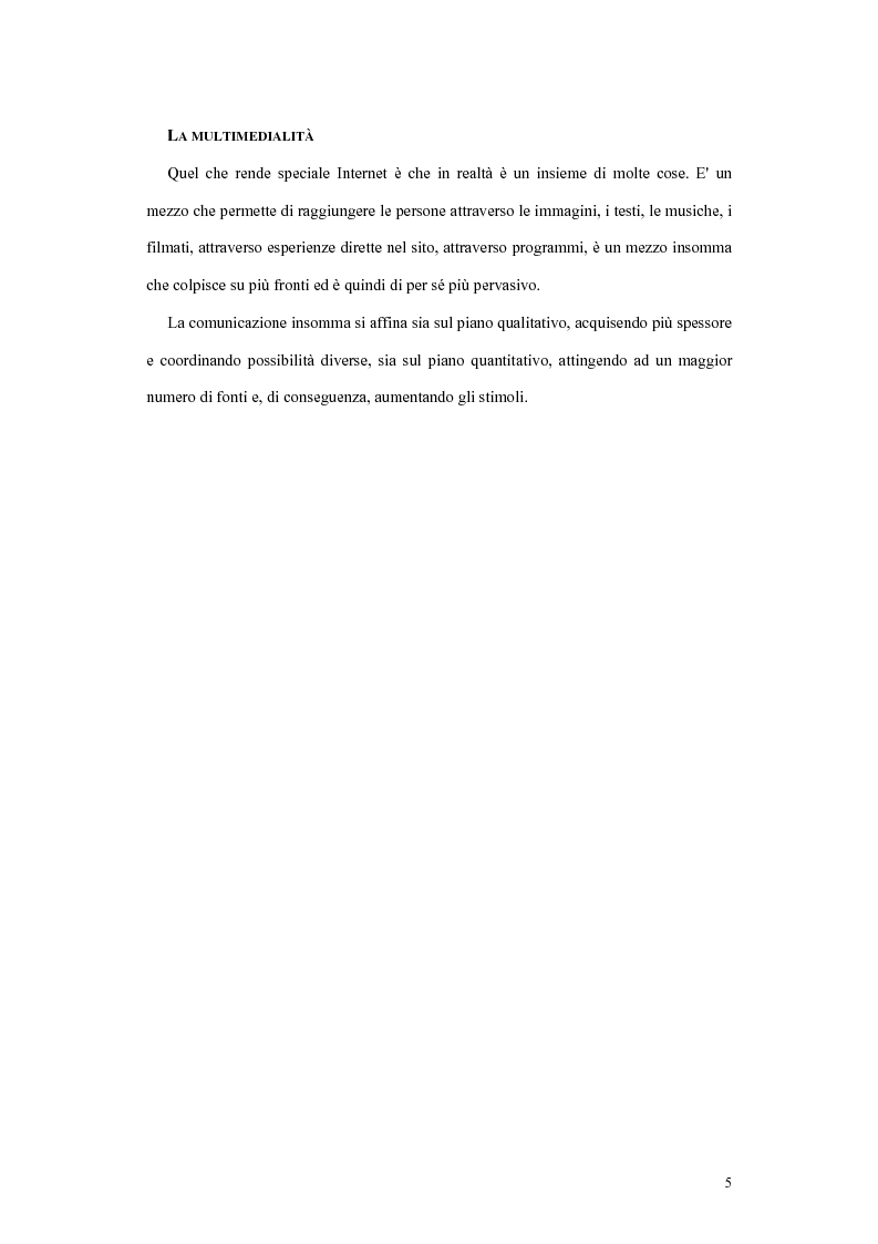 Anteprima della tesi: La valutazione dell'efficacia dei siti web, Pagina 3