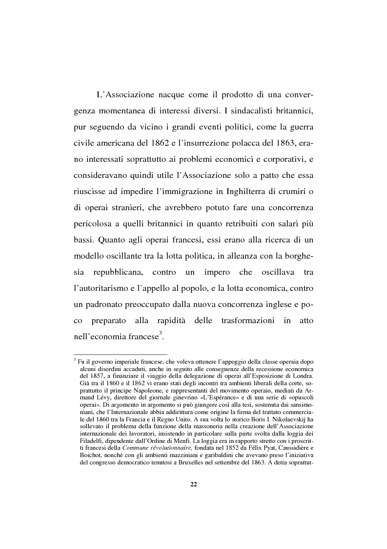Anteprima della tesi: Il sindacalismo europeo. Dalle premesse storiche alla Confederazione europea dei sindacati., Pagina 10