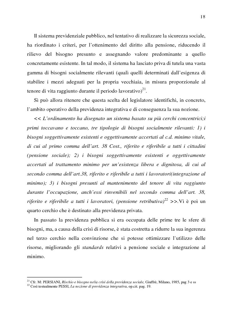 Anteprima della tesi: Autonomia collettiva e fondi pensione, Pagina 15