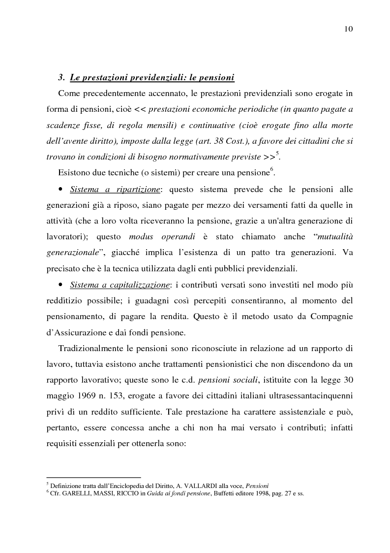 Anteprima della tesi: Autonomia collettiva e fondi pensione, Pagina 7