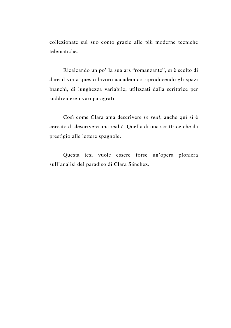 Anteprima della tesi: Últimas noticias de Clara Sánchez, Pagina 5