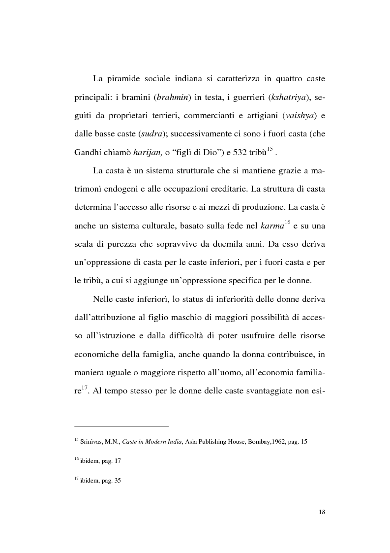 Anteprima della tesi: Diritti umani e condizione femminile in India, Pagina 12