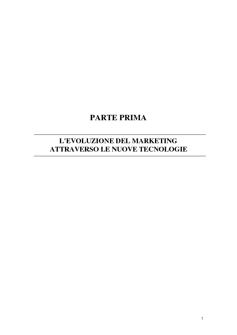 Anteprima della tesi: Dal mass marketing al Crm, Pagina 3