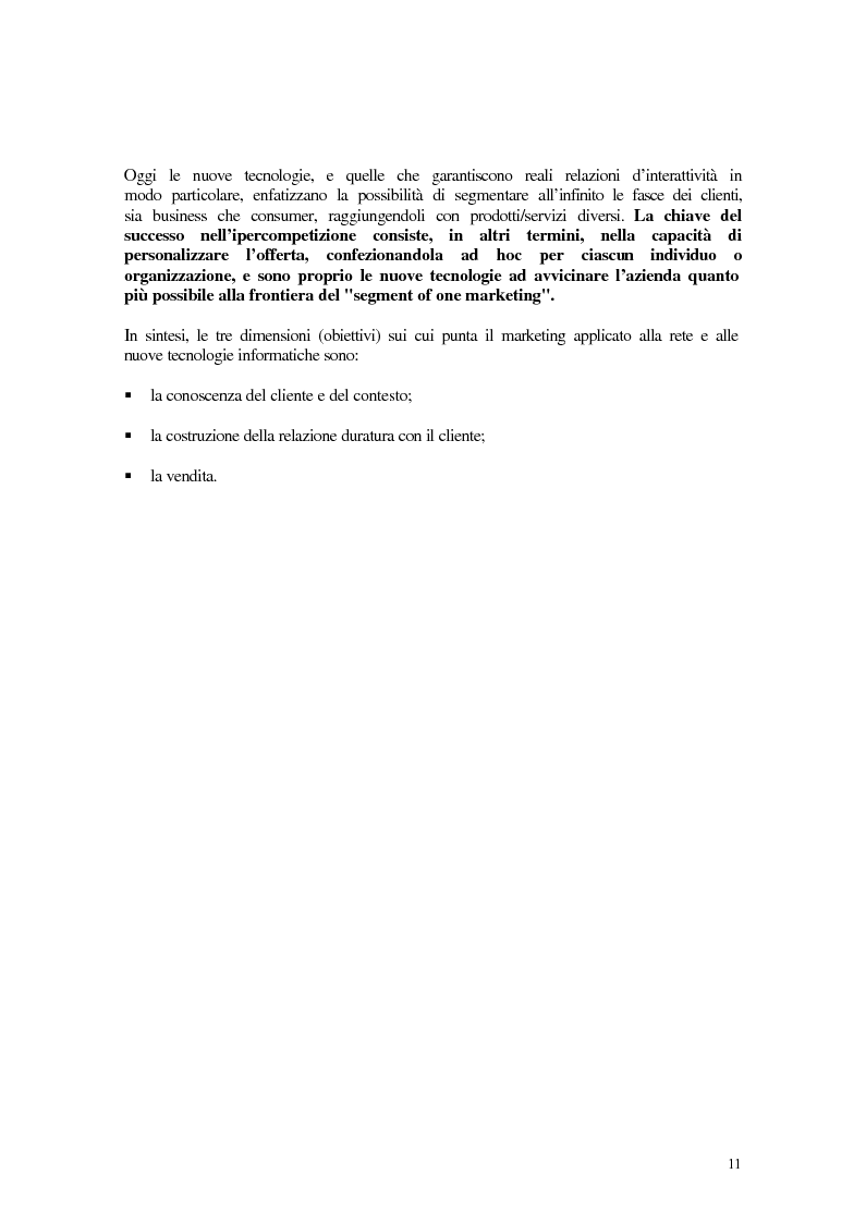 Anteprima della tesi: Dal mass marketing al Crm, Pagina 7