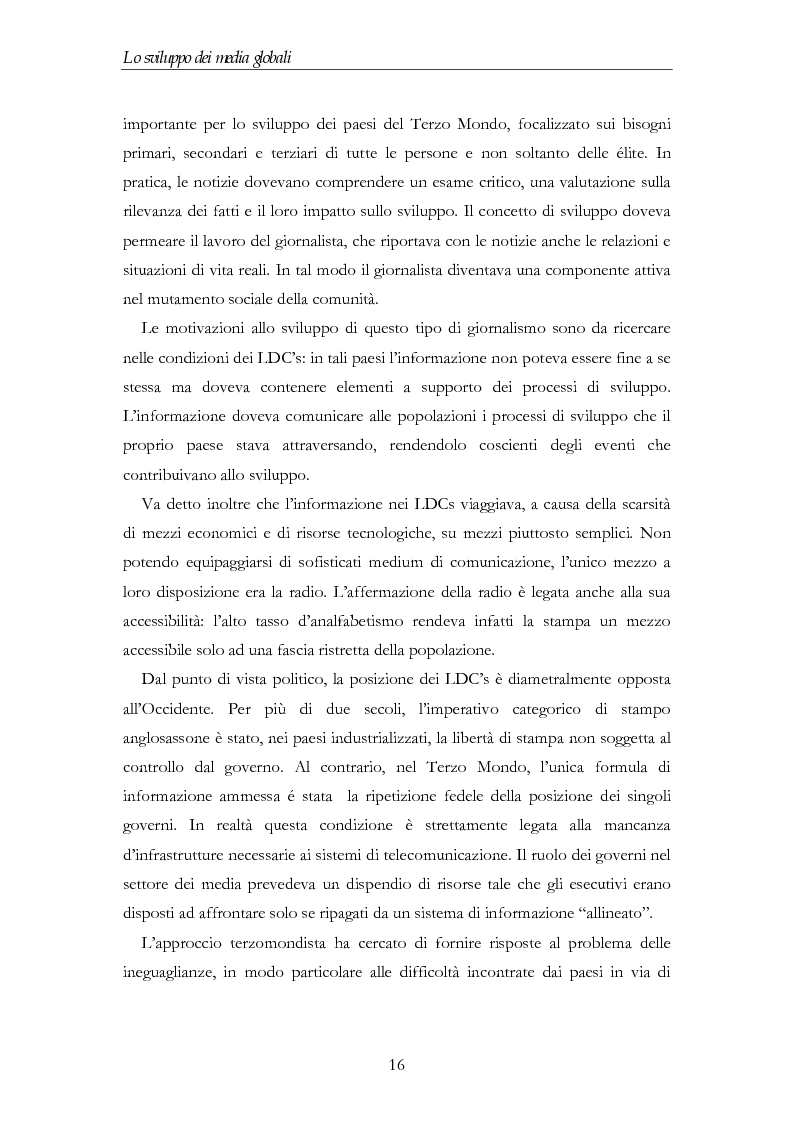 Anteprima della tesi: Il percorso della notizia. Il ruolo delle agenzia d'informazione nelle dinamiche della comunicazione globale, Pagina 13