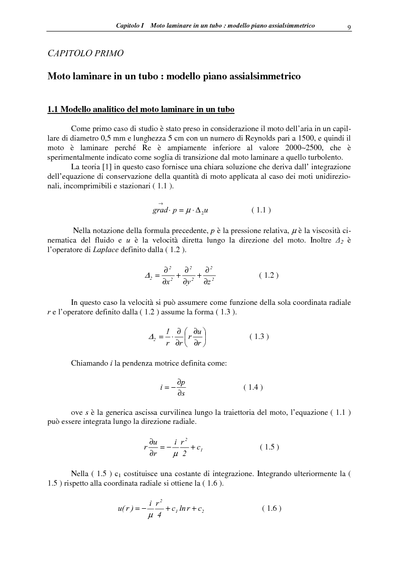 Anteprima della tesi: Studio del moto di fluidi industriali con tecniche di analisi numerica, Pagina 5