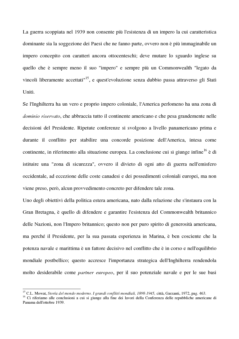 Anteprima della tesi: Franklin D. Roosevelt, l'intervento in guerra degli Stati Uniti: il progetto di un ordine mondiale liberal-democratico e liberista. Analisi e bilancio, Pagina 14