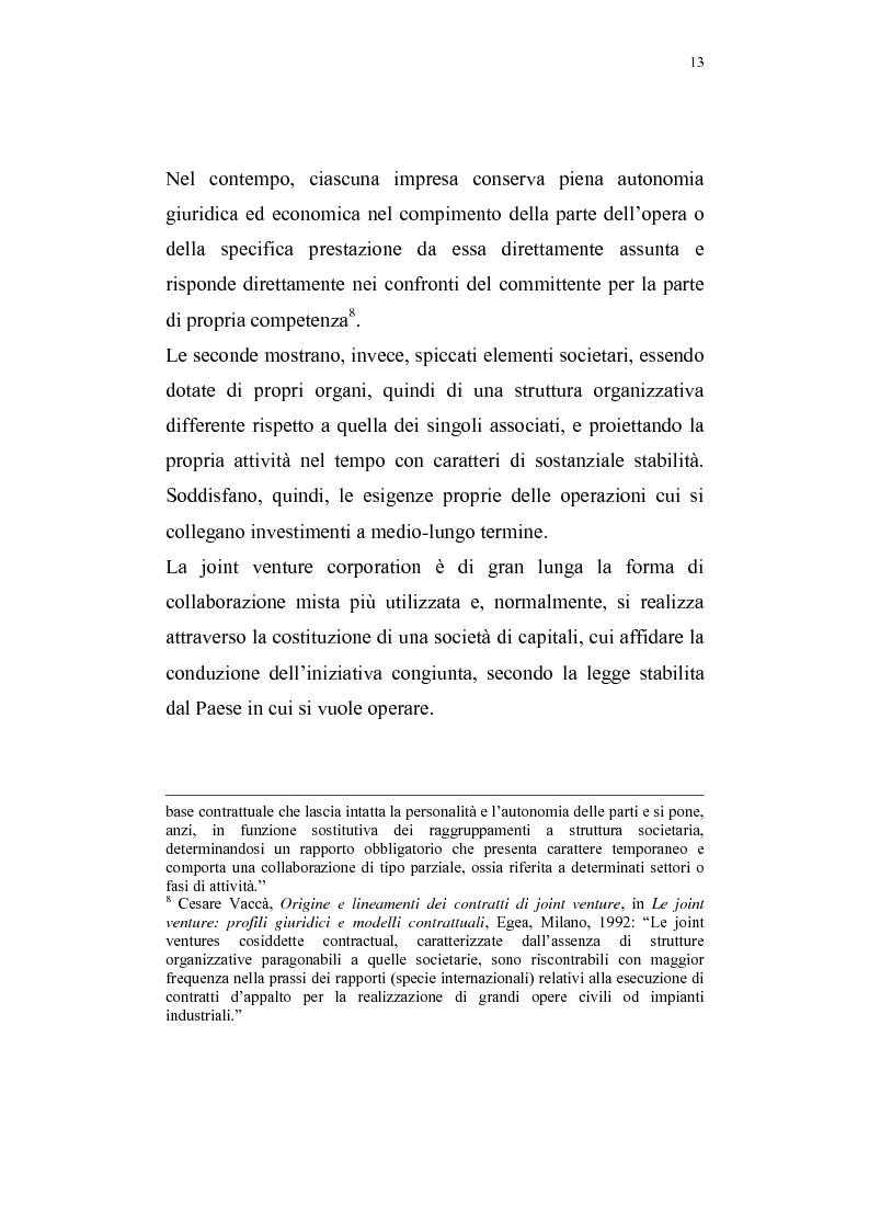 Anteprima della tesi: La costituzione di joint ventures miste con i paesi PECO, Pagina 9