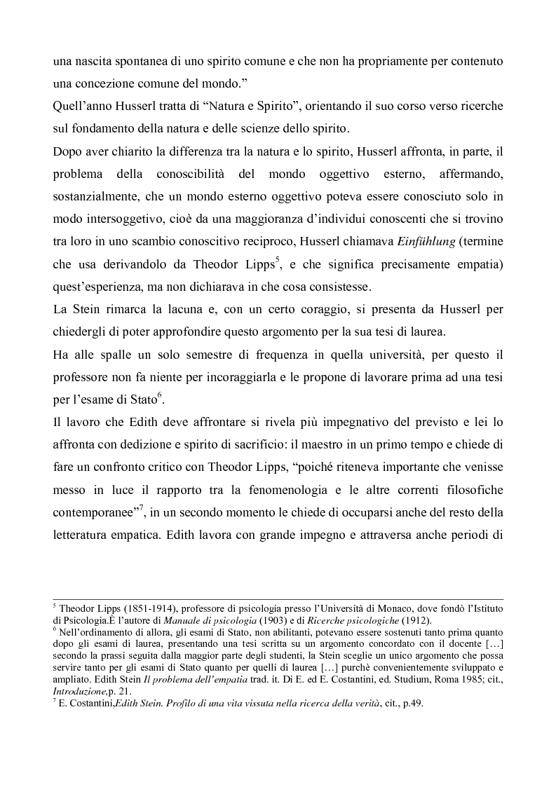 Anteprima della tesi: Il problema dell'empatia tra psicologia e scienze dello spirito, Pagina 7