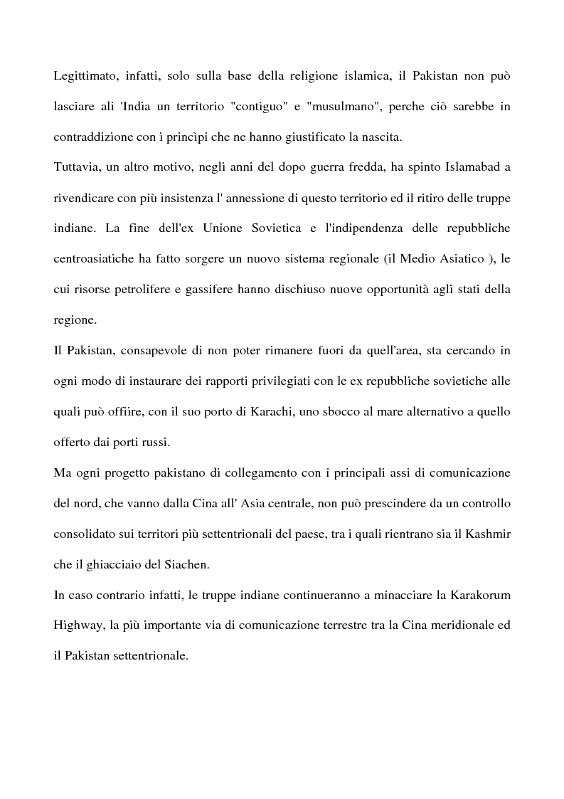 Anteprima della tesi: Il ruolo geostrategico del Pakistan tra subcontinente indiano e centro Asia, Pagina 3